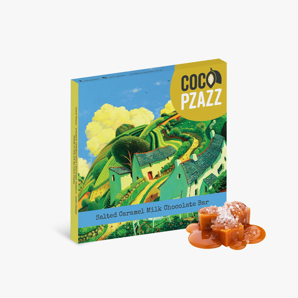 COCO's Jo March Salted Caramel Milk Chocolate Bar 80g – Coco Pzazz