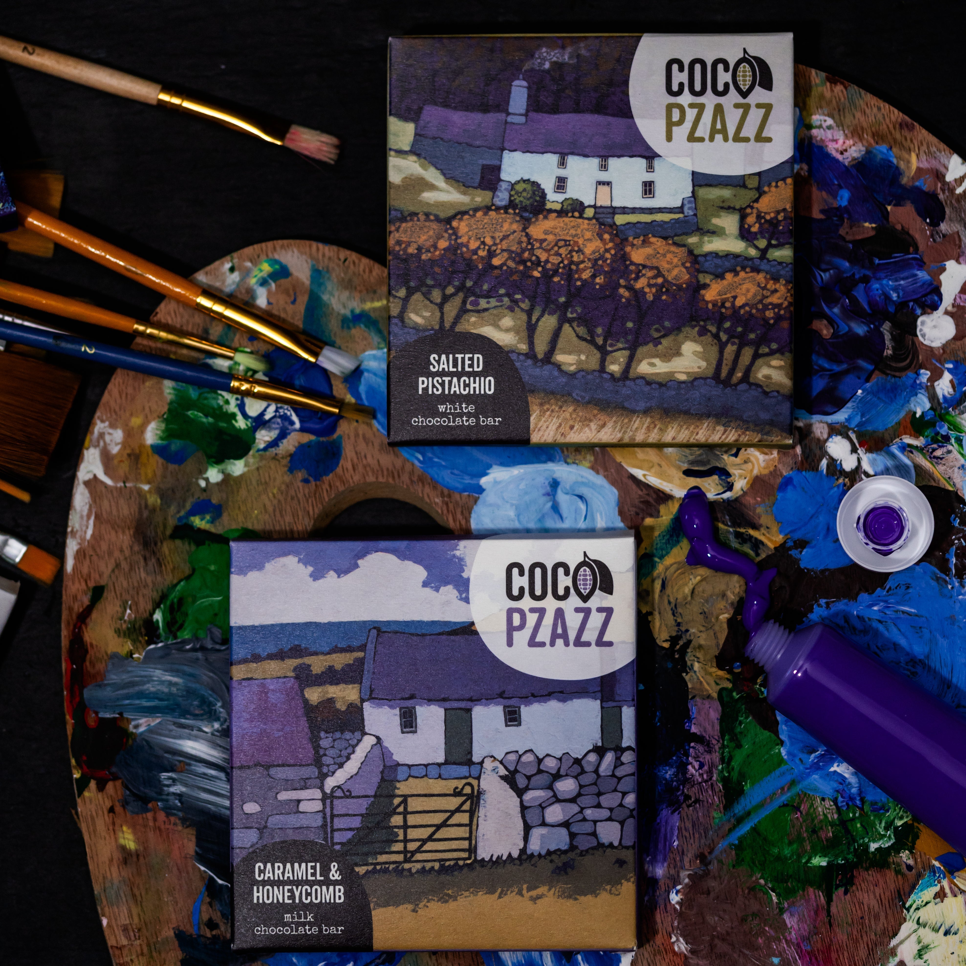 Image Chria Neale artwork with art materials