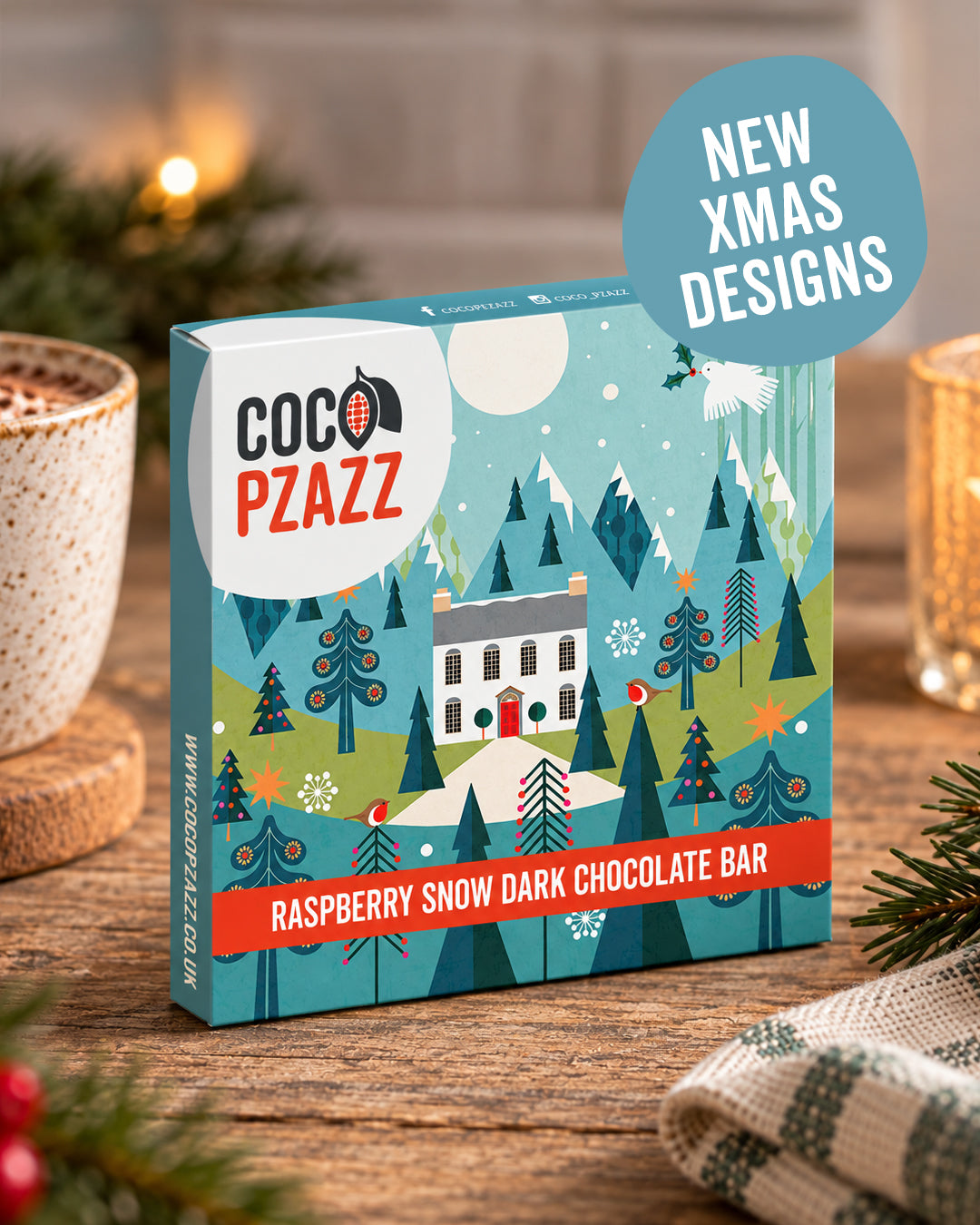 Meet the Artist Behind Our New Christmas Chocolate Designs:  Hilary @ Hilberry Designs
