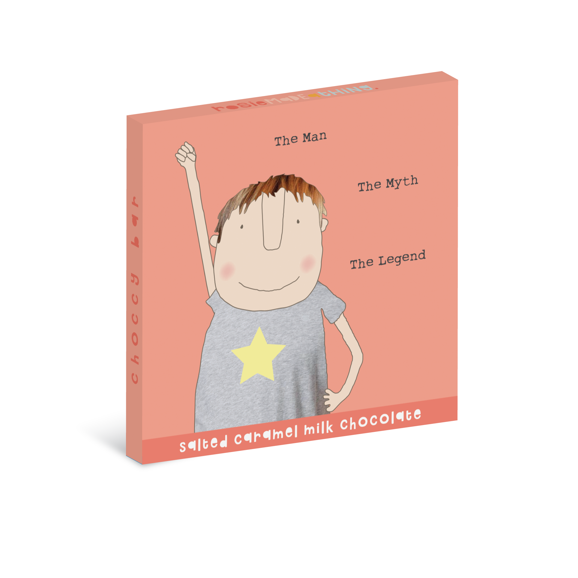 Rosie Made a Thing 'The Man' Salted Caramel Milk Chocolate Bar 70g