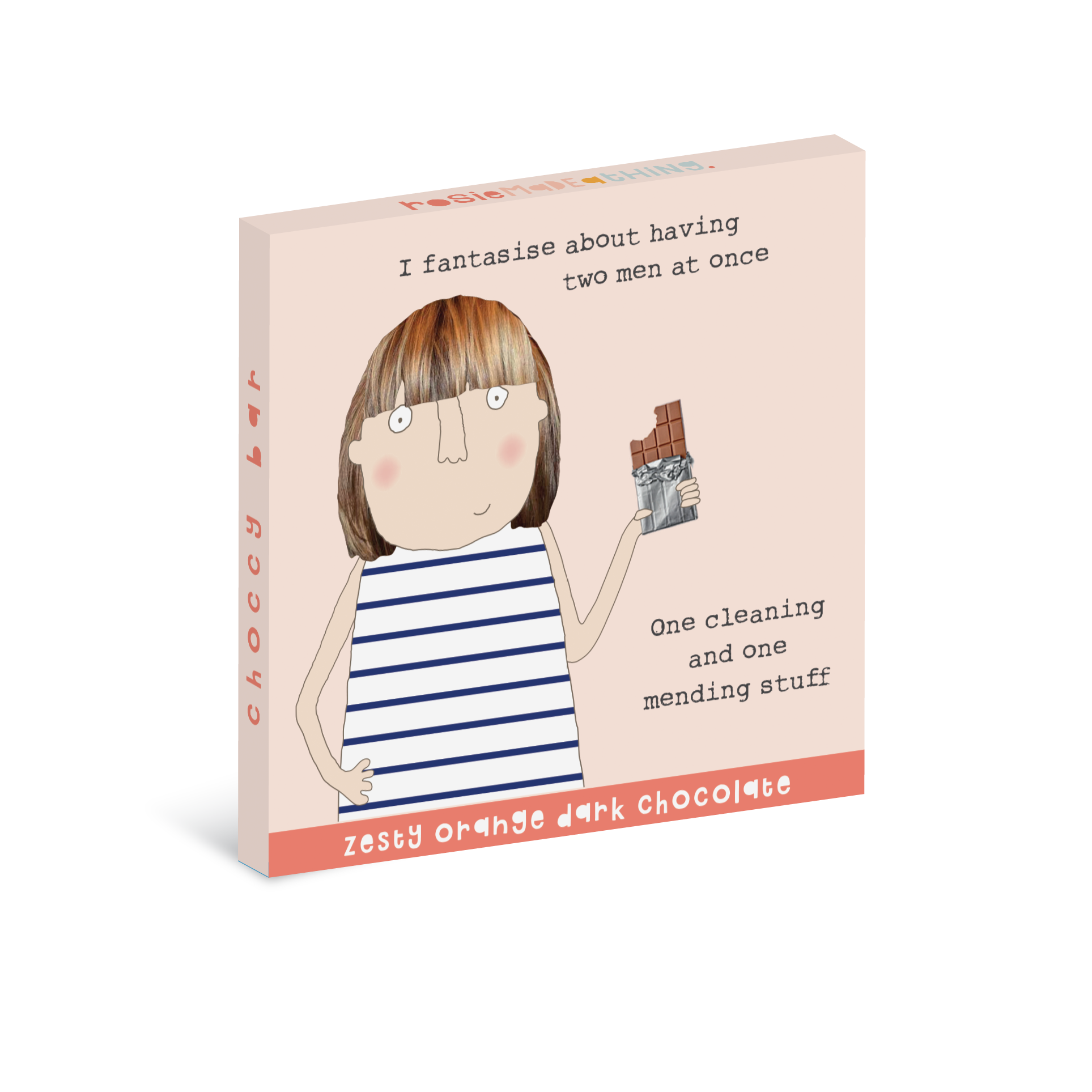 Rosie Made a Thing 'Two Men' Zesty Orange Dark Chocolate Bar 70g