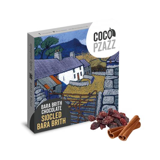 Siocled Bara Brith Milk Chocolate Bar 80g