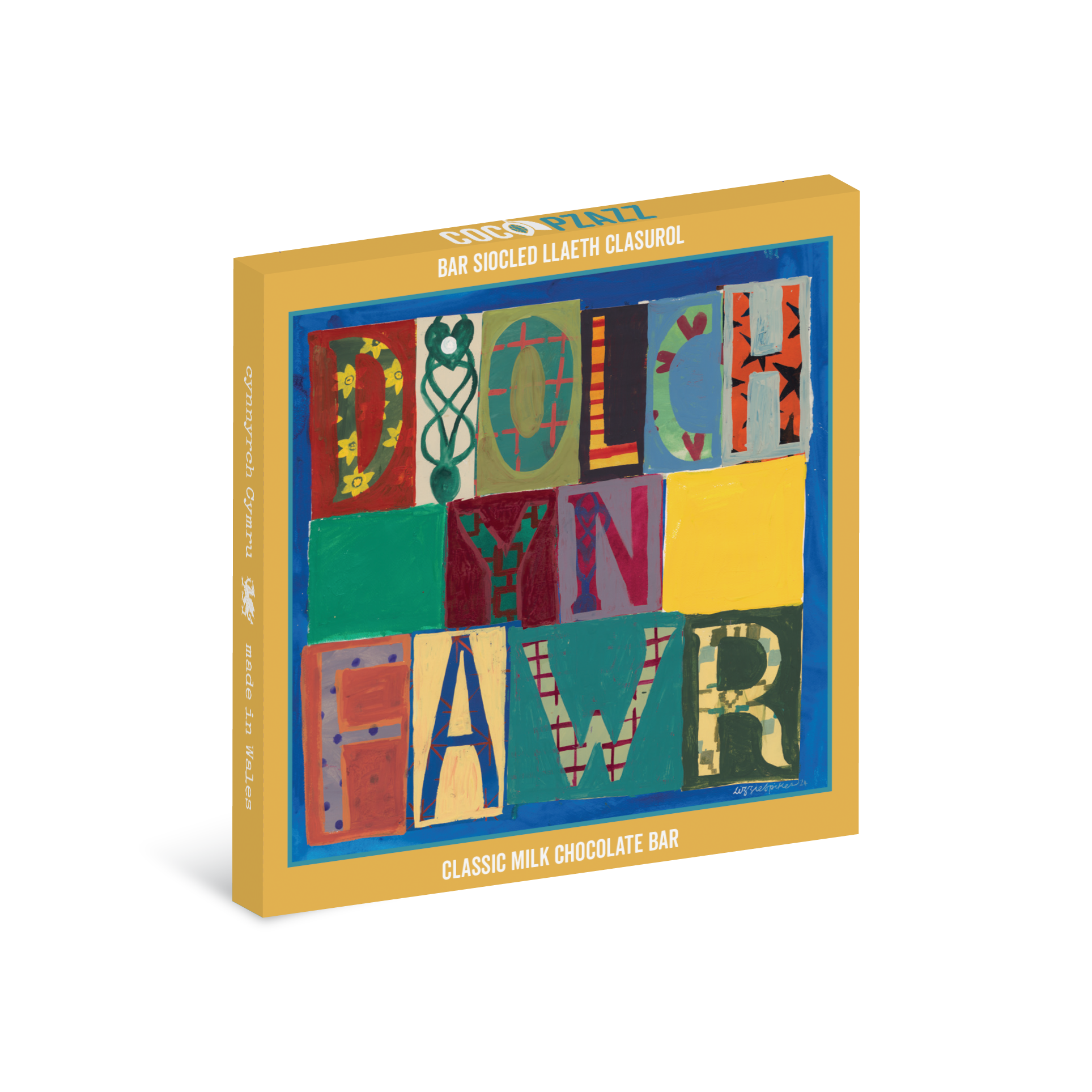 Driftwood 'Diolch' Classic Milk Chocolate Bar 80g