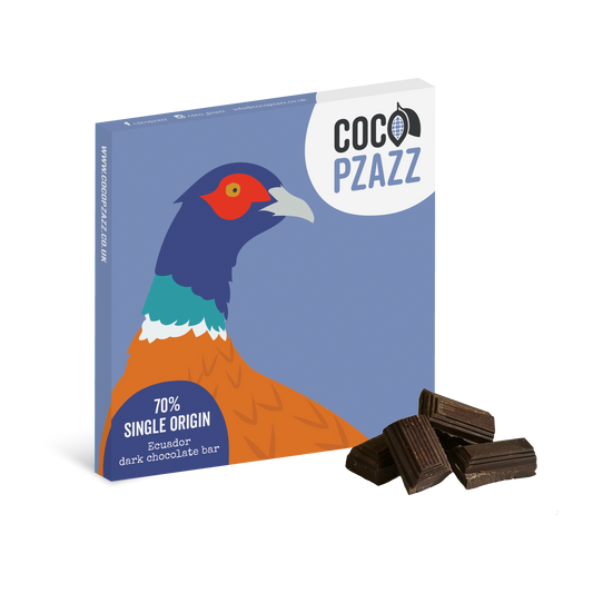 Fiddy & Mabel 70% Dark Chocolate Bar 80g