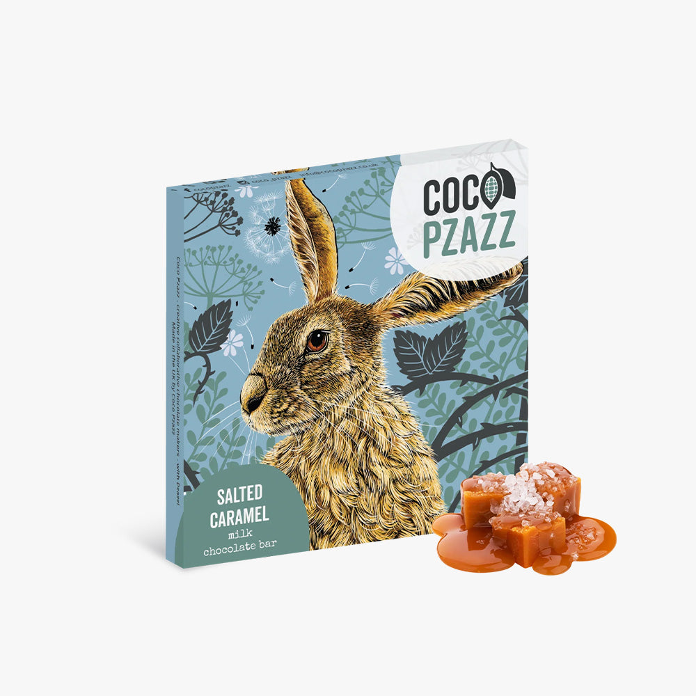Fox & Boo Sea Salt Caramel Chocolate Bar 80g