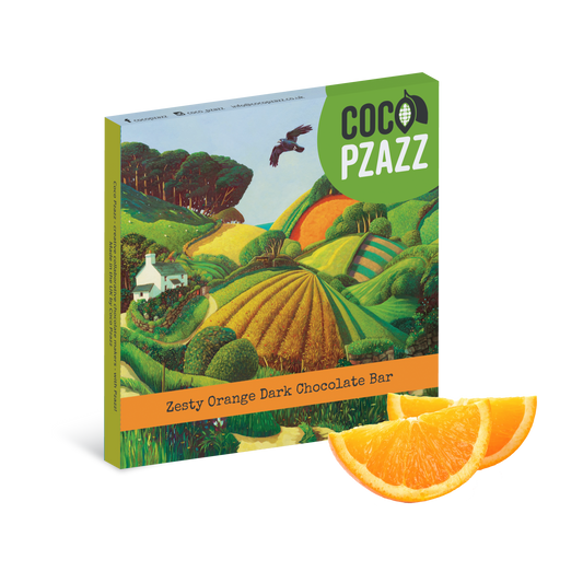Jo March Zesty Orange Dark Chocolate Bar 80g