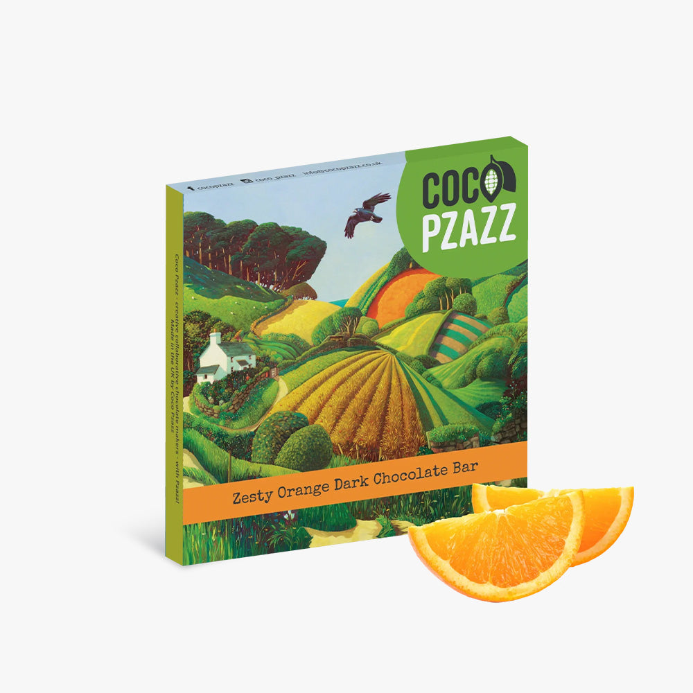 Jo March Zesty Orange Dark Chocolate Bar 80g