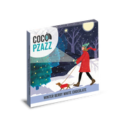 Rocket68 Christmas Winter Berry White Chocolate Bar 80g