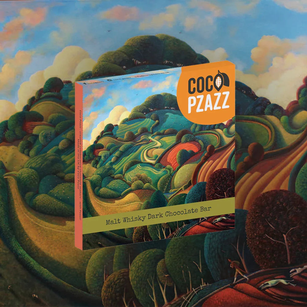 Jo March Malt Whisky Dark Chocolate Bar 80g – Coco Pzazz
