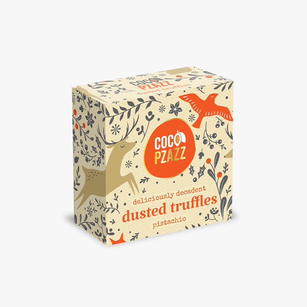 Christmas Pistachio Dusted Truffles 125g