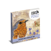 Victoria's Attic 'Robin' Lavender Milk Chocolate Bar 80g